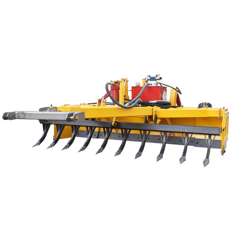 Laser or satellite beam land leveler